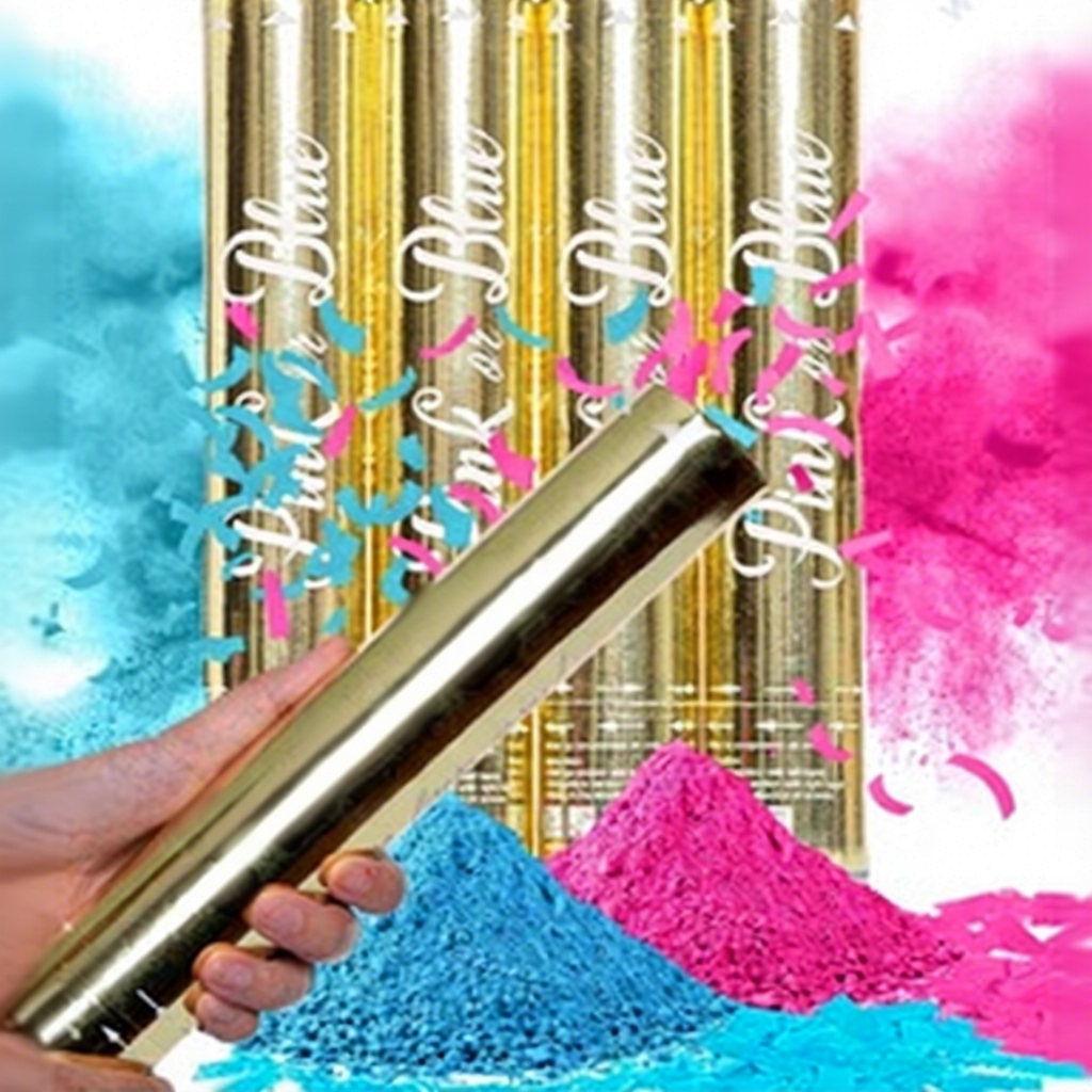 Wholesale Gender Reveal Popper - Confetti Cannon Tube recension och pris
