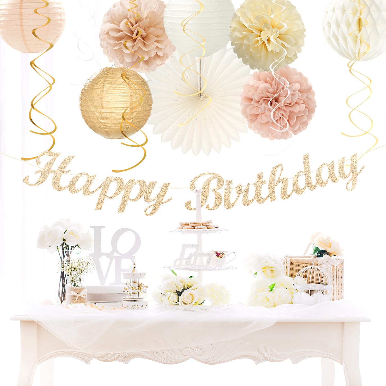 Virella Store Champagne-Gold B - Party Banner Gold recension och pris