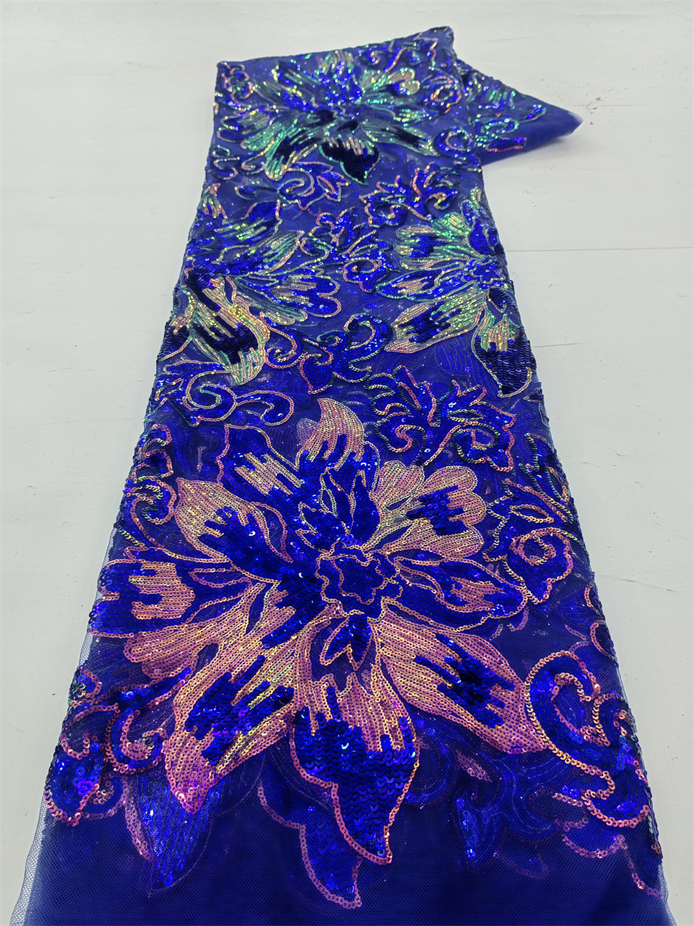 African Sequins Net Lace Fabri - Glitter Tablecloth recension och pris