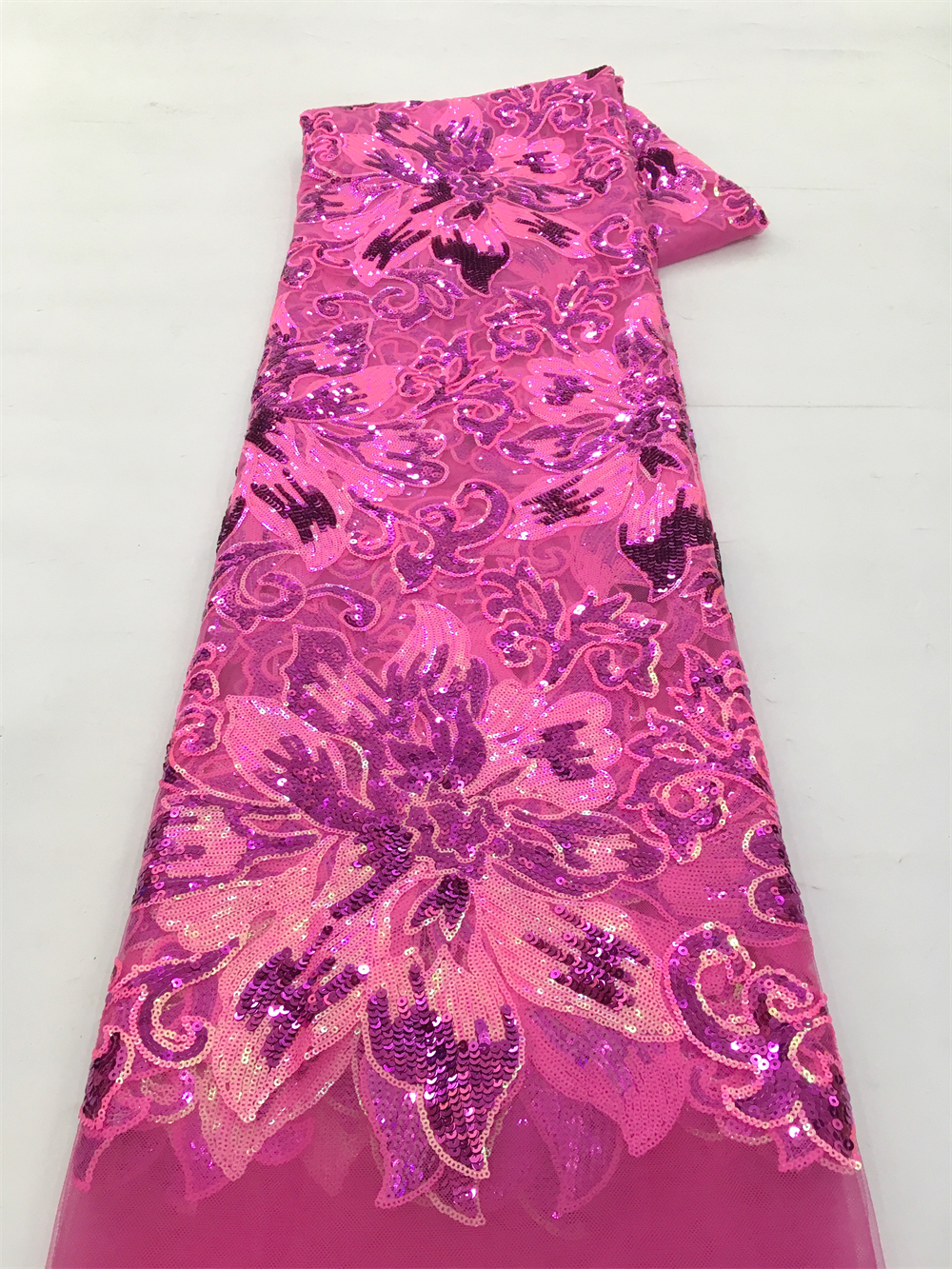 African Sequins Net Lace Fabri - Glitter Tablecloth recension och pris